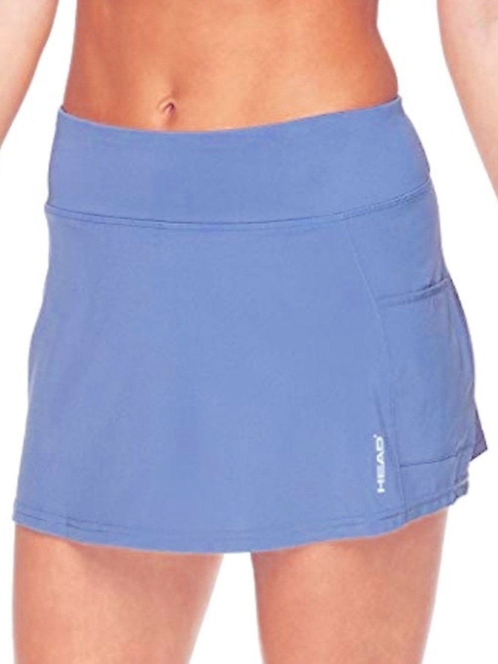 HEAD Heather Blue Purple Tennis Skirt Built In Shorts Athletic Athleisure Skort